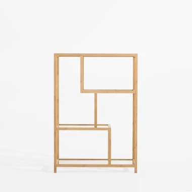 Knižnica z bambusového dreva HORO 111 cm