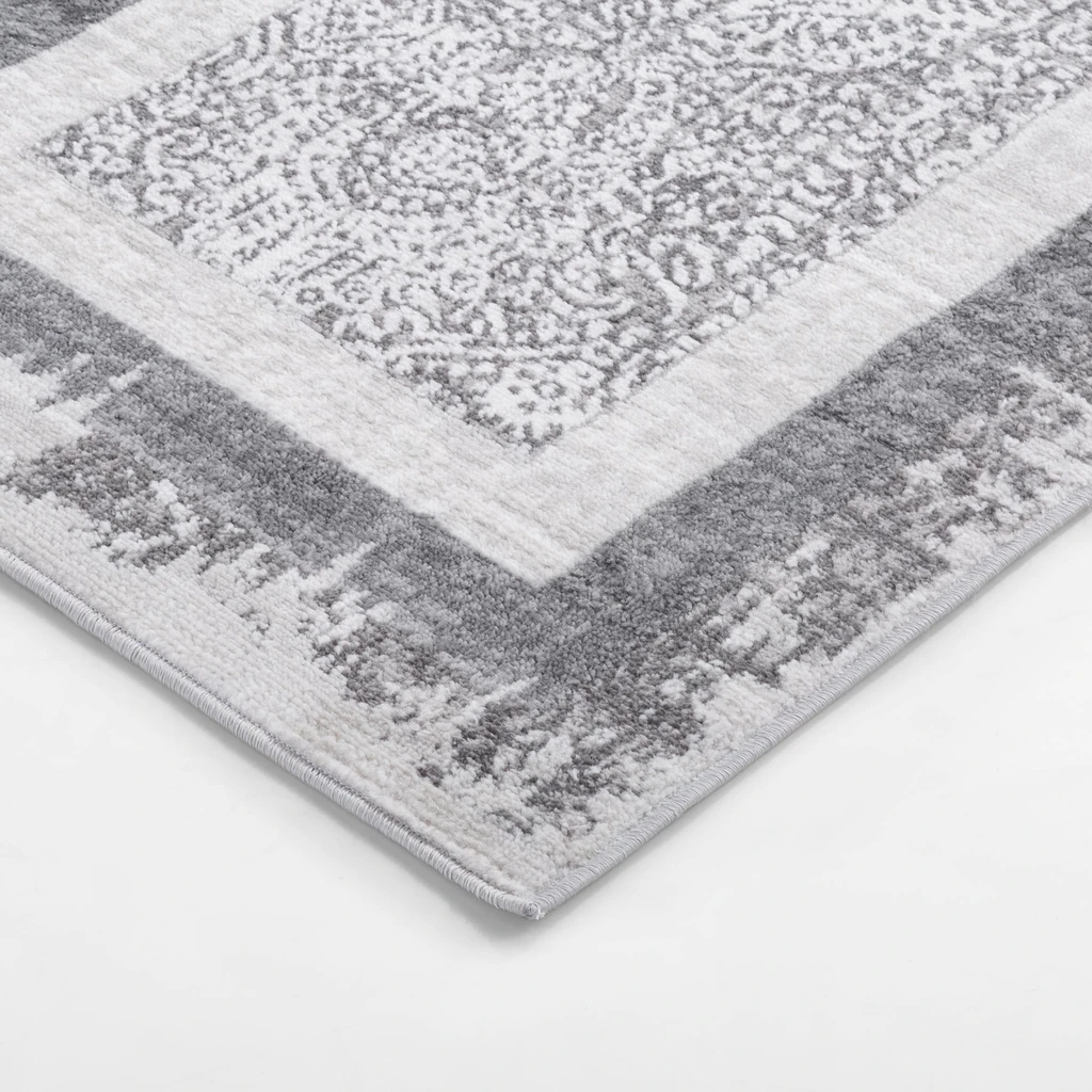 Koberec s ornamentom v sivej farbe MIRACLE 80x150 cm