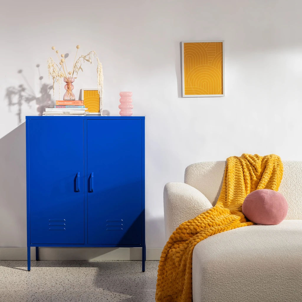 Kovová komoda BLISFUL ultramarínová