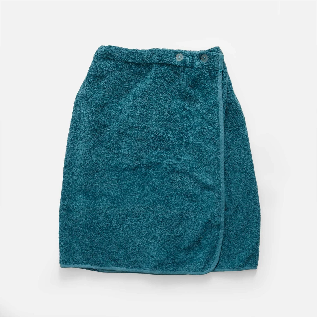 Uterák do sauny v tyrkysovej farbe KILT SAUNA&WELLNESS 80x150 cm