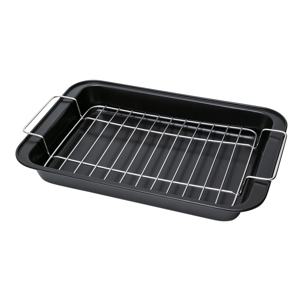 Plech na pečenie s mriežkou 37x25x5 cm