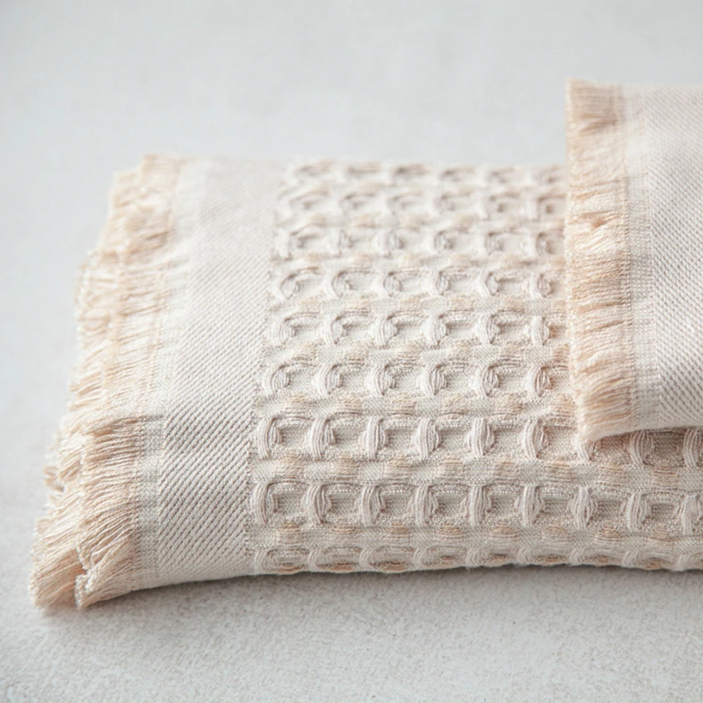 Bambusový uterák vo farbe cappuccino SOFT WAFEL BAMBOO SPA 50x80 cm