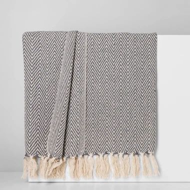 Sivá deka SALINA 125x150 cm