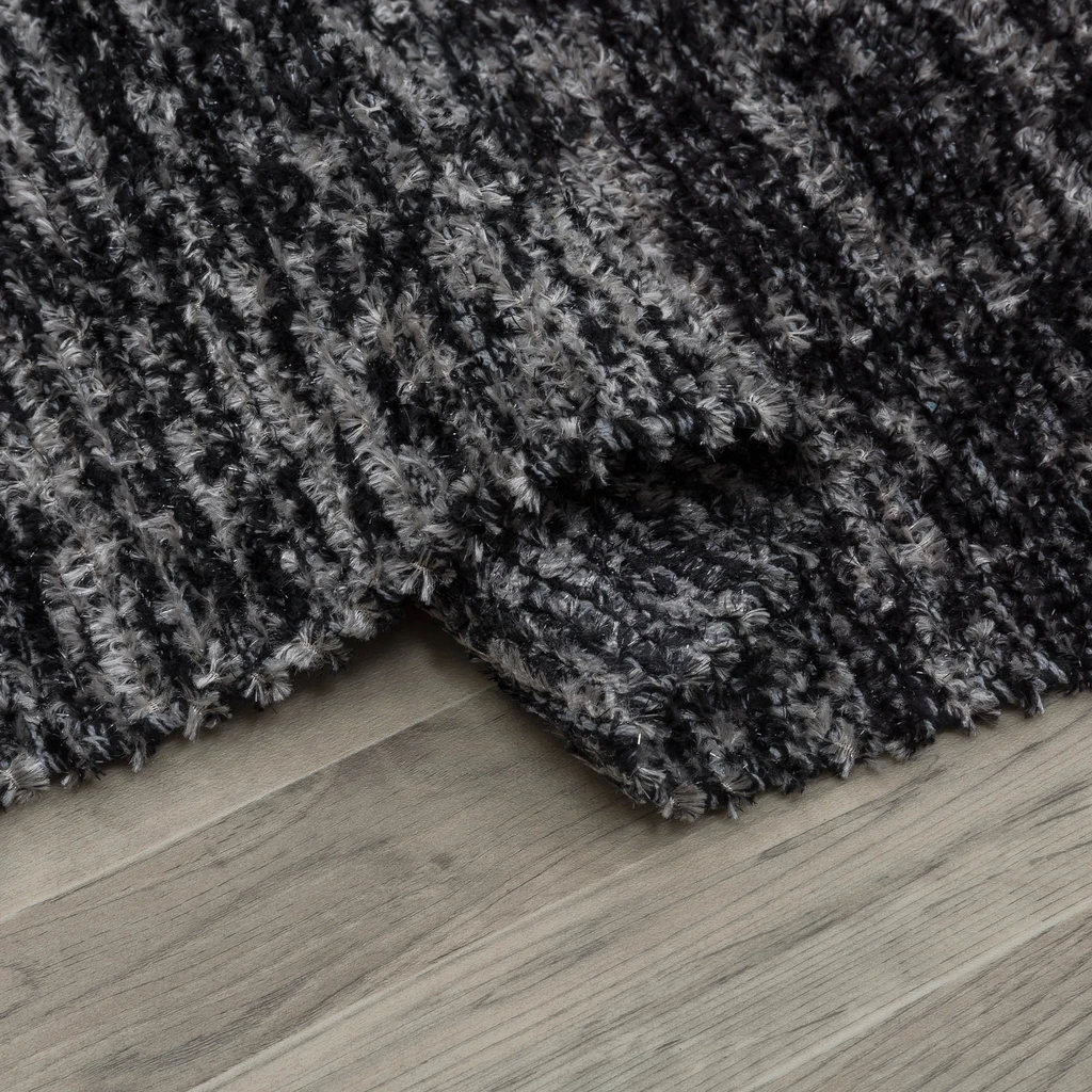 Koberec LUND čierno-sivý 50x80 cm