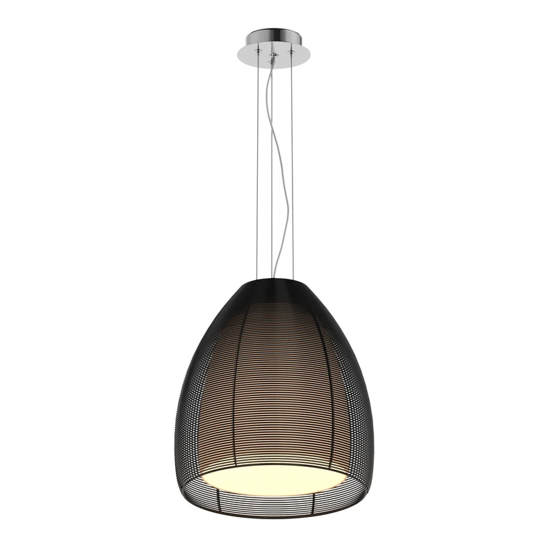 Moderné závesné svietidlo čierne PICO 30 cm