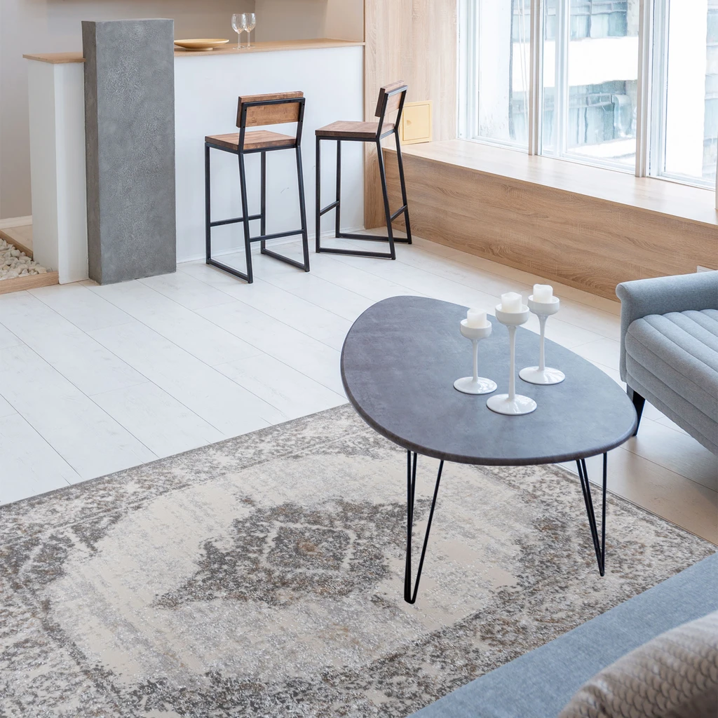 Retro koberec SALSA sivý 120x170 cm