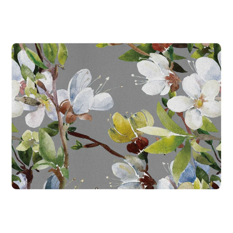 Sivá podložka na stôl ORCHIDEA 43x30 cm