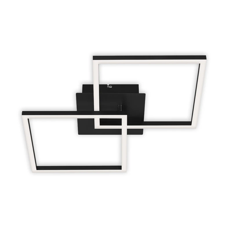 Stropná lampa otočná čierna FRAME LED 62 cm