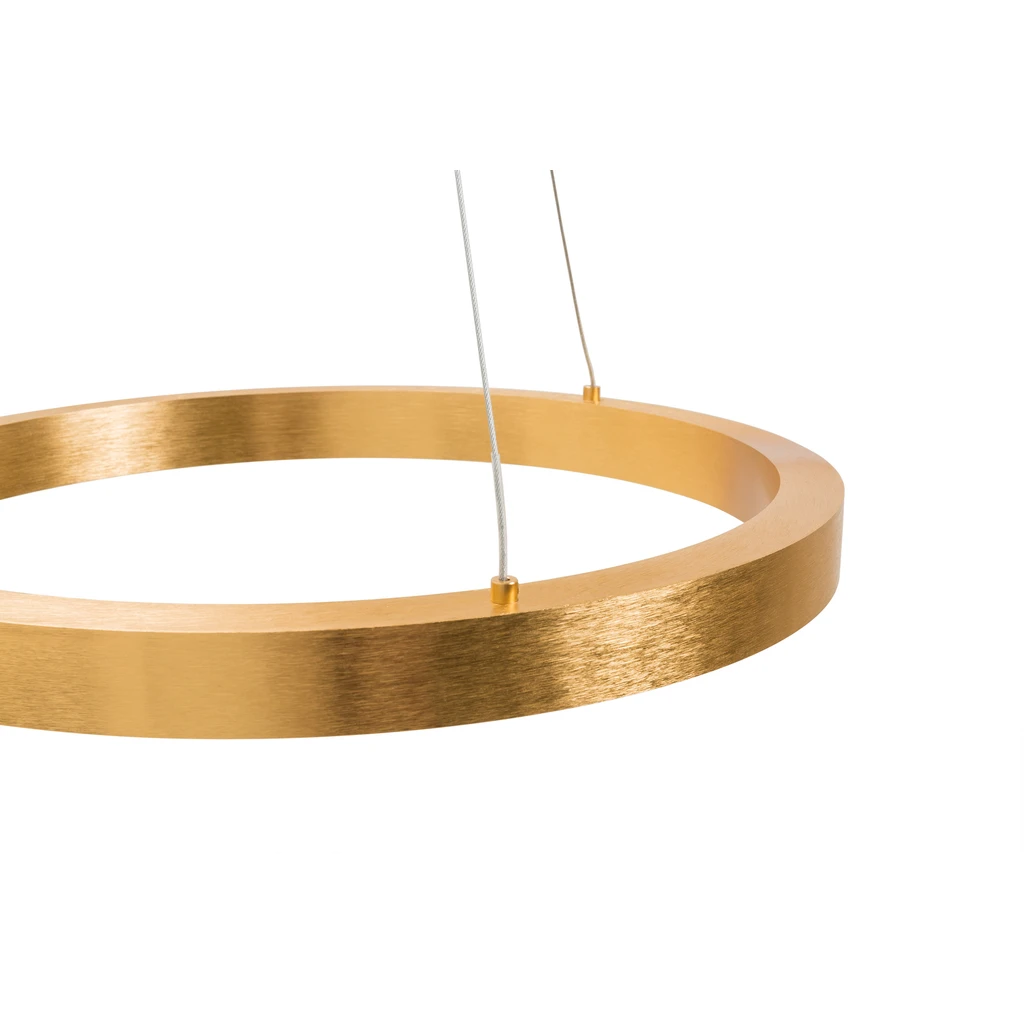 LED luster na lanku zlatá CARLO 60 cm