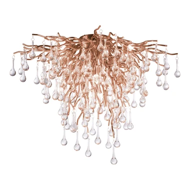 Stropné svietidlo ICICLE medená 50x50 cm