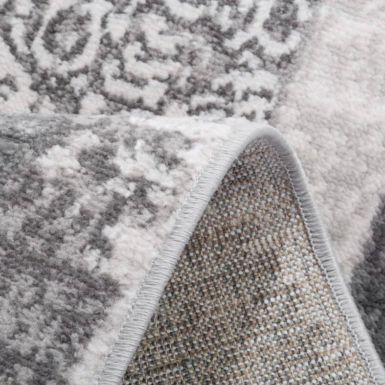 Koberec s ornamentom v sivej farbe MIRACLE 80x150 cm