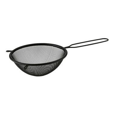 Kuchynské sitko s rúčkou čierne DARK 16 cm