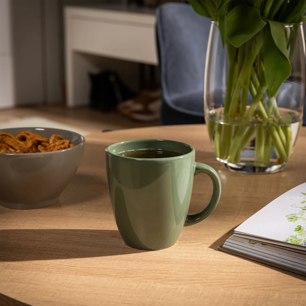 Keramický hrnček zelený 310 ml