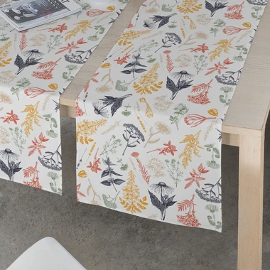 Bavlnený behúň HERBS 40x140 cm