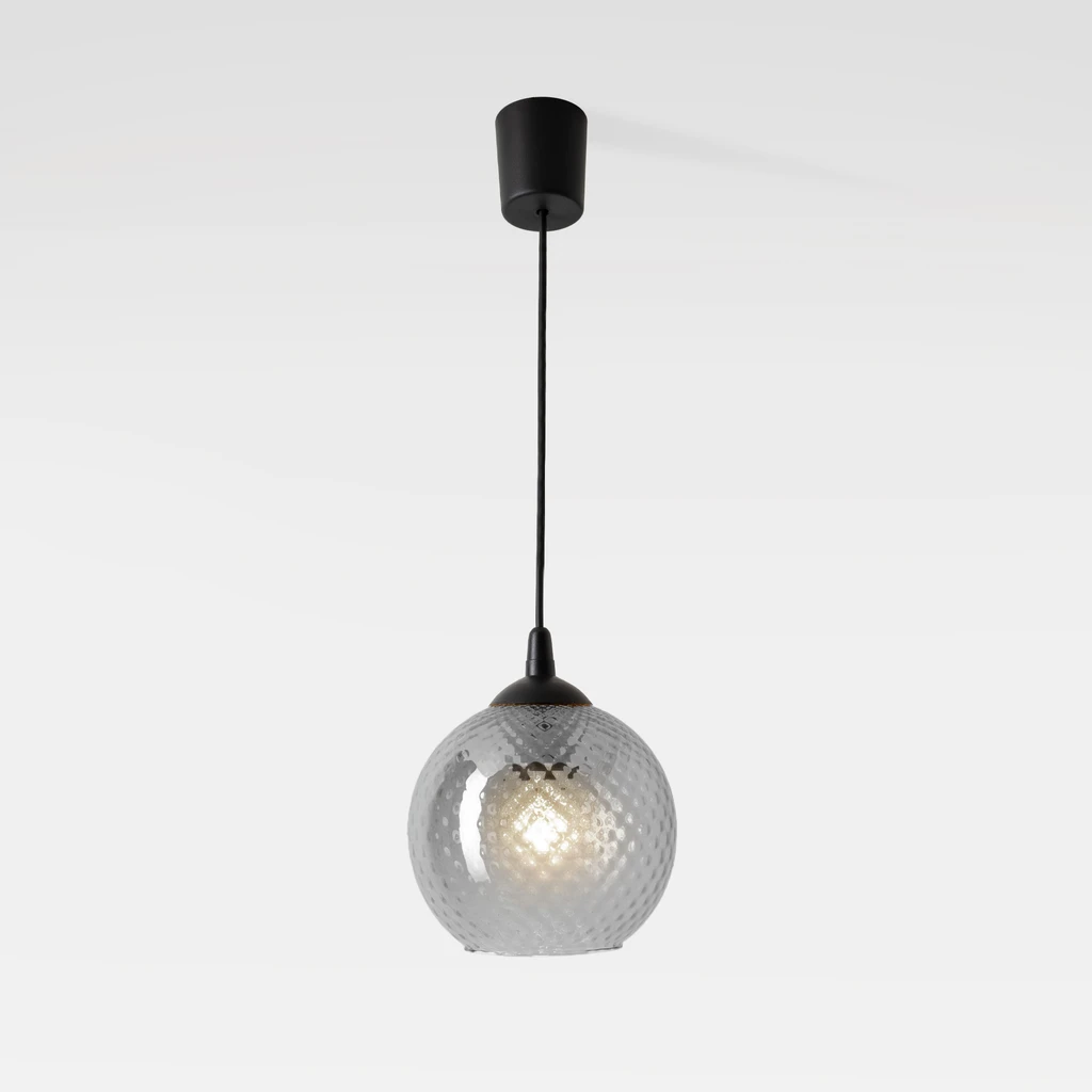 Lampa posiada oprawę dla 1 żarówki LED typu E27 o mocy maksymalnej 15W.