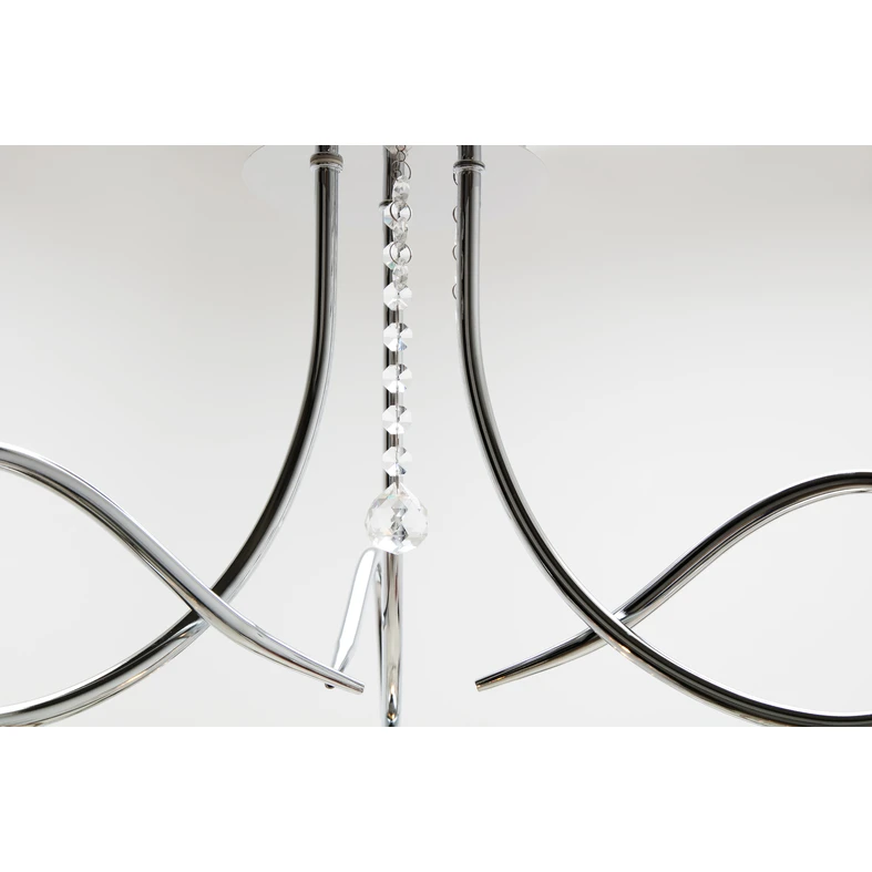 Strieborný luster s krištálmi TINA 3