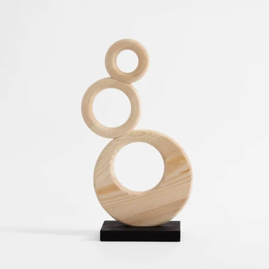 Dekoratívna drevená figúrka 34 cm