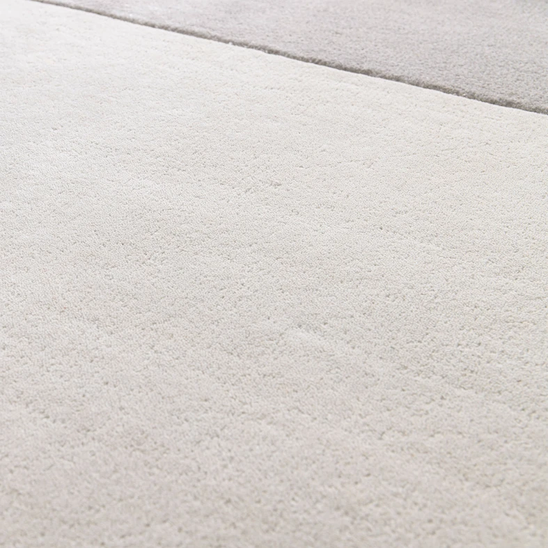 Vlnený koberec ELEMENTS do obývačky, krémovo-šedý 120x170 cm