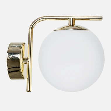 Moderná nástenná lampa bielo-zlatá AURORA