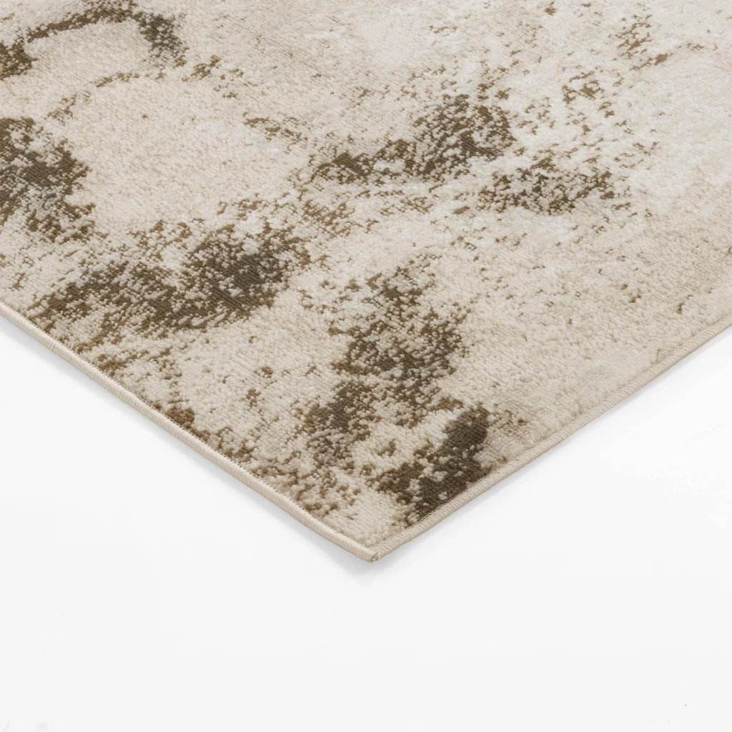 Abstraktný koberec v béžovej farbe MIRACLE 80x150 cm