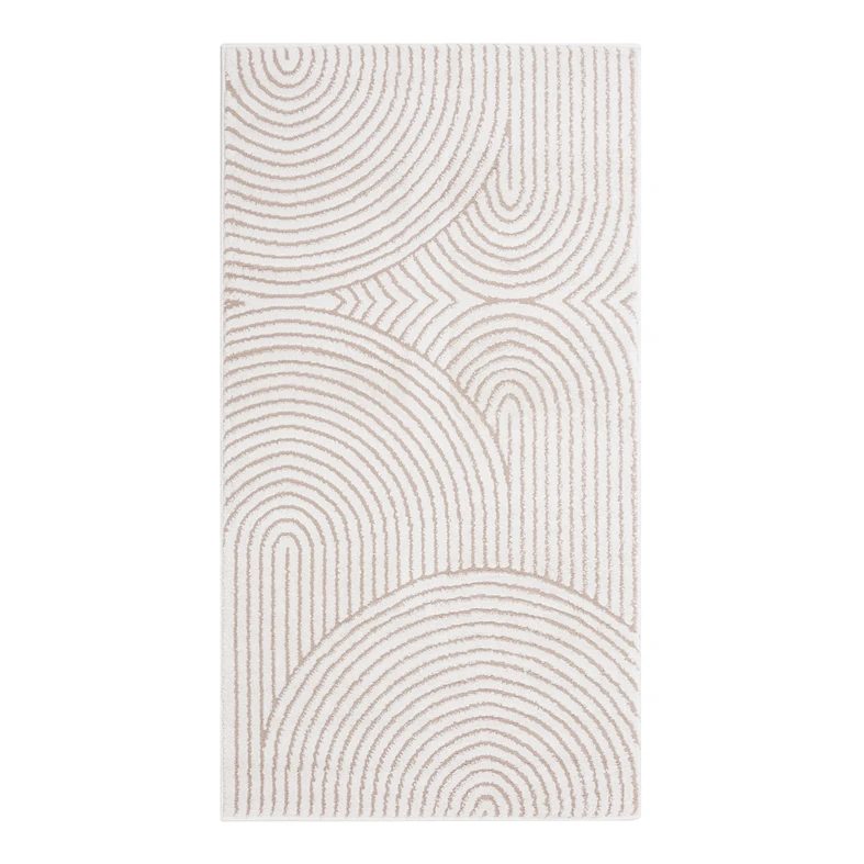 Moderný koberec RIMINI do predsiene, krémový 80x150 cm