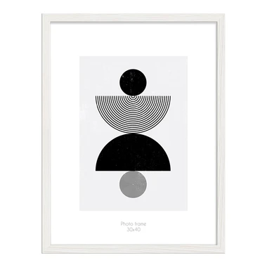 Rámik na fotografiu 30 x 40 biely KYOTO