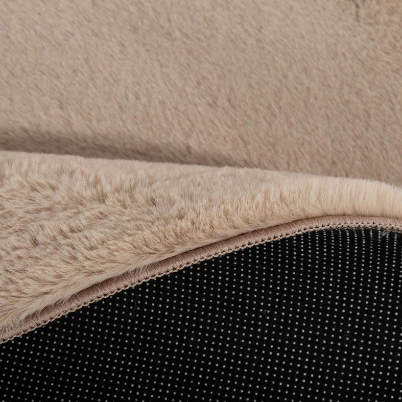 Okrúhly koberec RABBIT, taupe, 120 cm