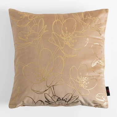 Obliečka na vankúš v ťavej farbe CASILA 45x45 cm