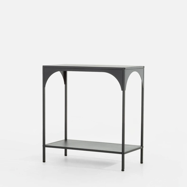 Čierna kovová konzola HOCCA