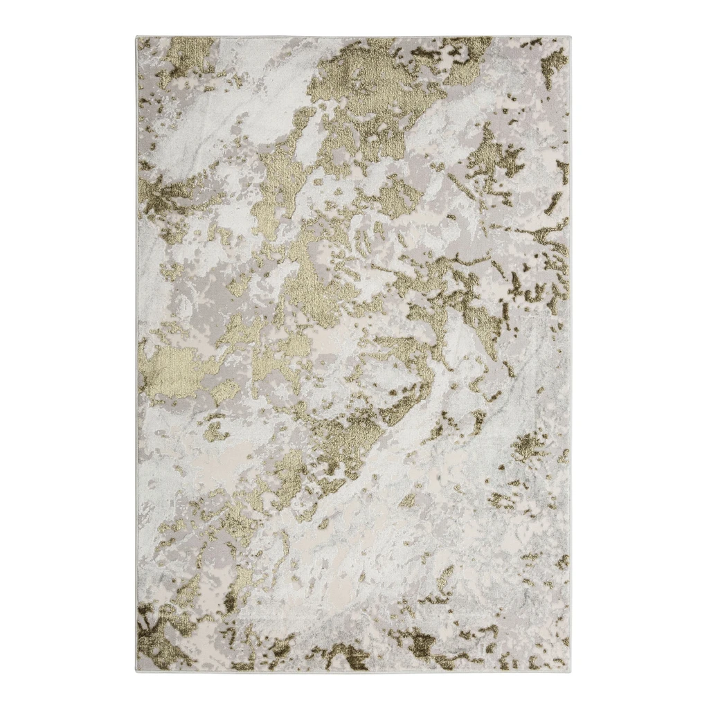 Abstraktný koberec SUNSET zlatý 120x170 cm