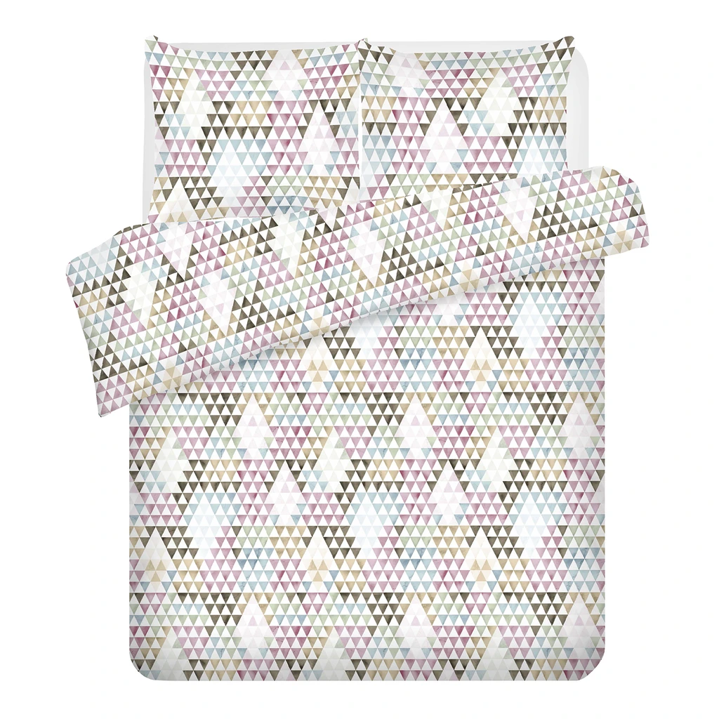 Súprava bavlnených obliečok s trojuholníkmi TULA MAIKO 160x200 cm