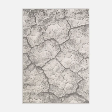 Koberec vzor stromovej kôry, sivý MIRACLE 120x170 cm