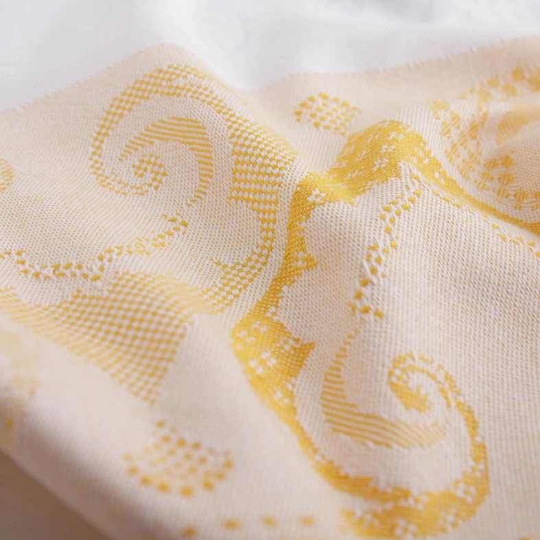 Ścierka kuchenna biało-żółta