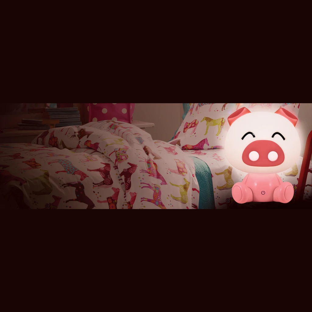 Detská nočná lampa LED PRASIATKO