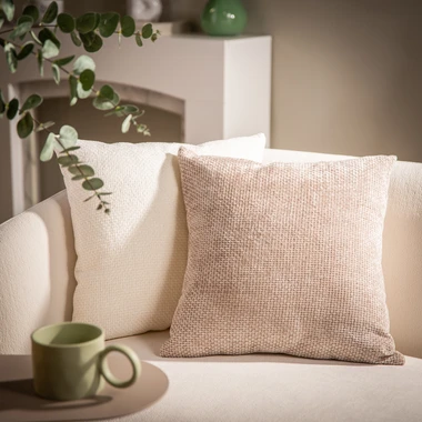 Dekoračná obliečka na vankúš béžová CARMON 45x45 cm