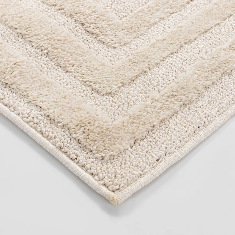 Moderný bielo-krémový koberec MONTY 80x150 cm