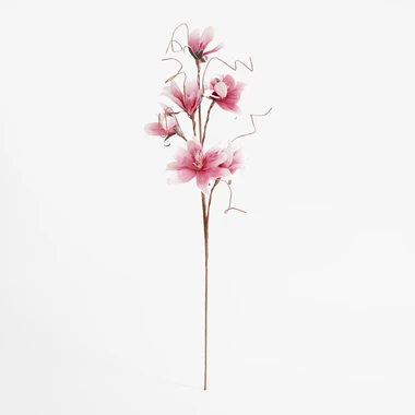 Umelý kvet magnólie 100 cm ružový