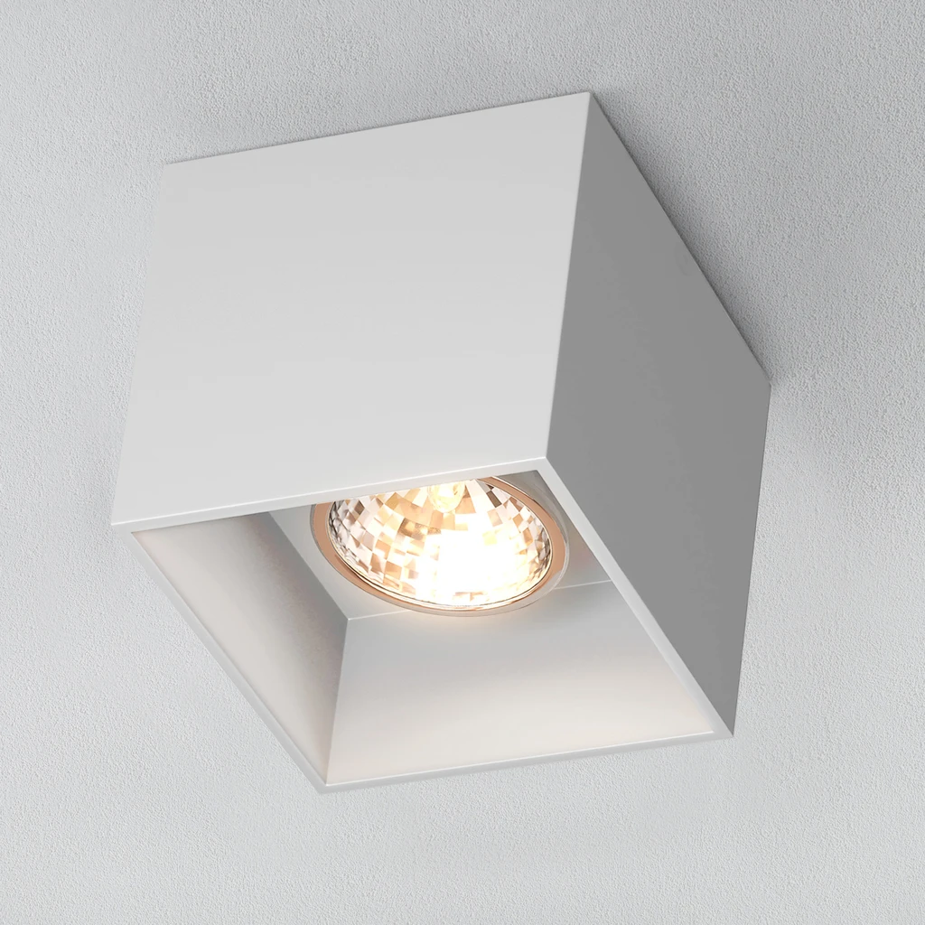 Zapustené bodové svietidlo biele COLOR SQUARE DL1