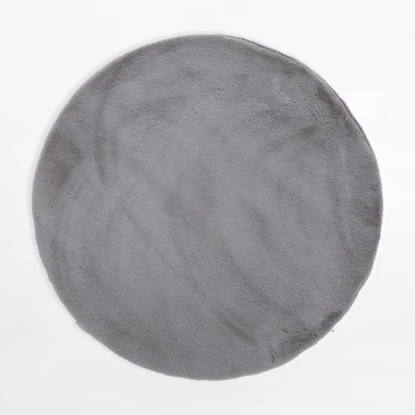 Okrúhly koberec RABBIT, strieborný, 120 cm