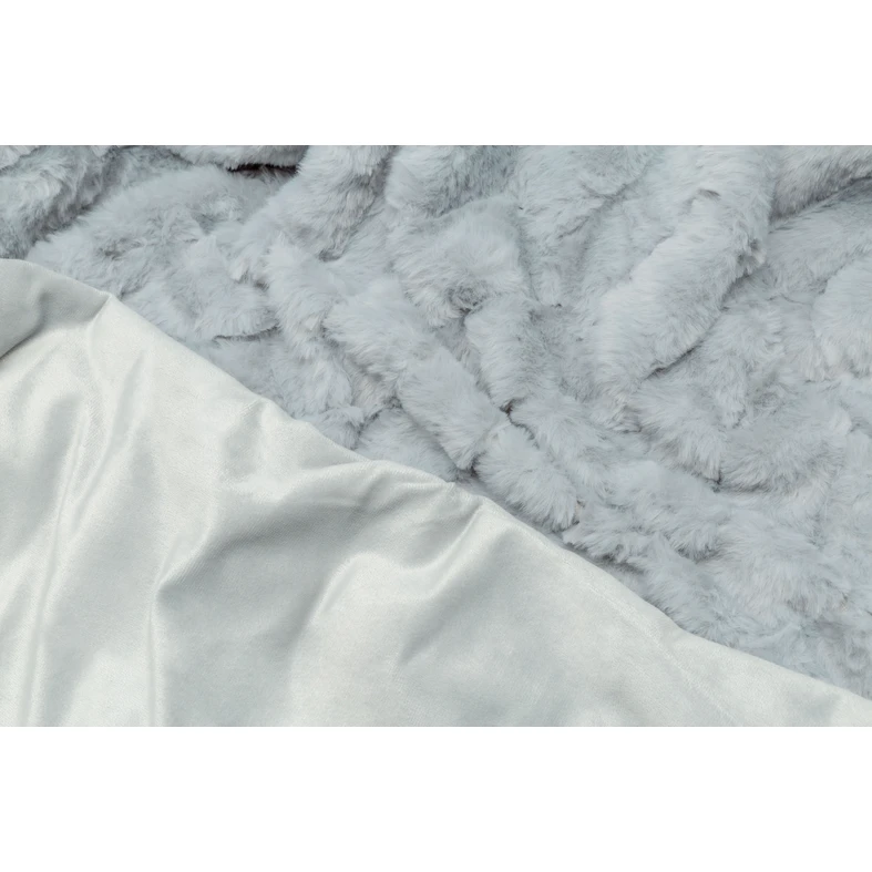 Šedá vlnená deka MAISON 220x200 cm