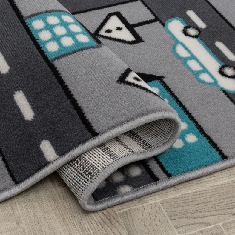 Sivý koberec ULICE 120x170 cm