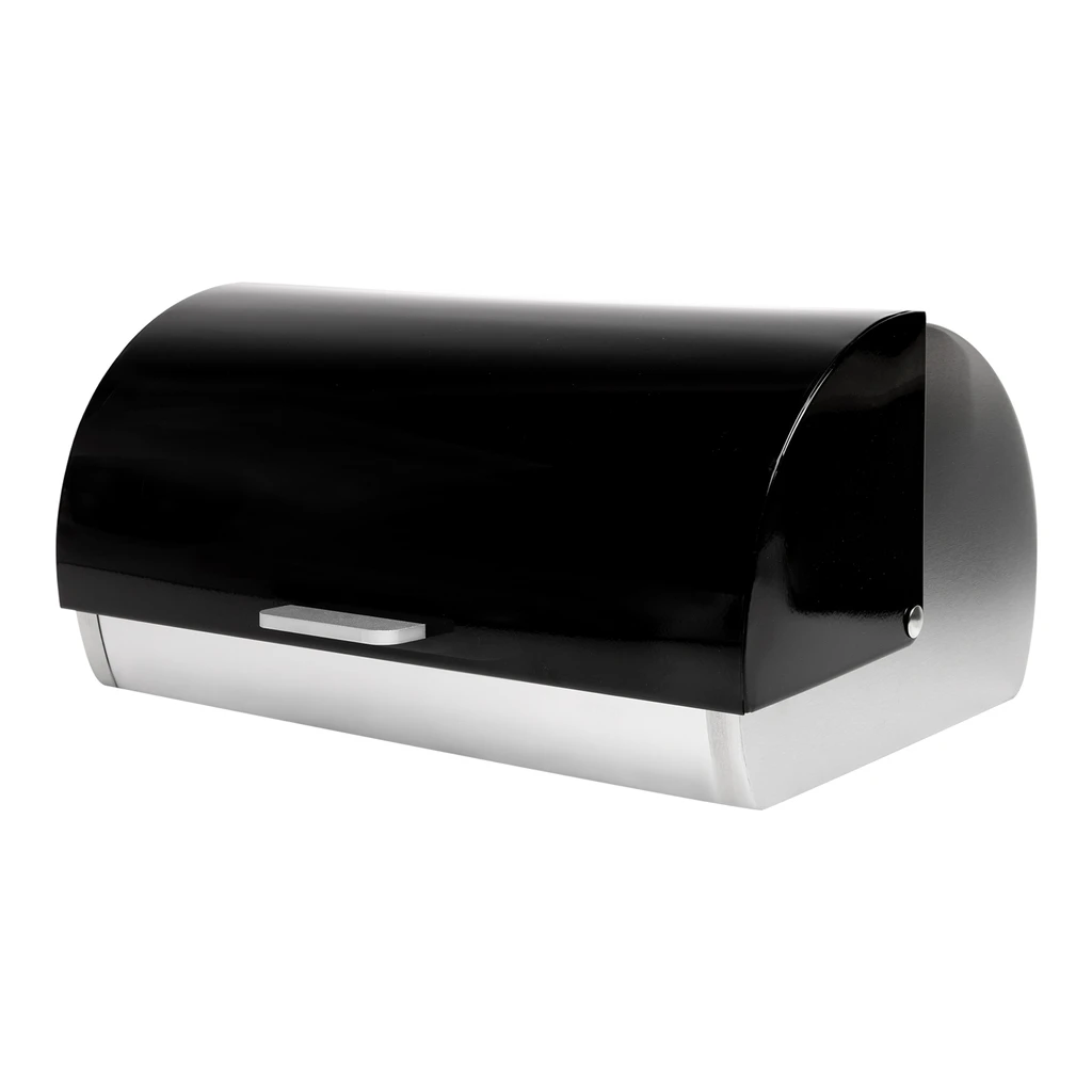 Kovový chlebník čierny