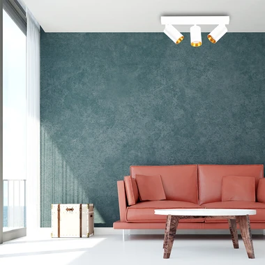 Lišta 3-bodový reflektor bielo-zlatý MARIBEL III