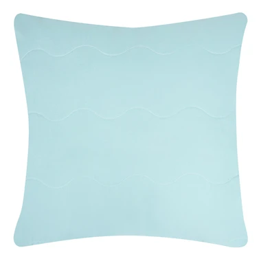 Obojstranný mätový vankúš sivo-mätový DUALO 70 x 80 cm