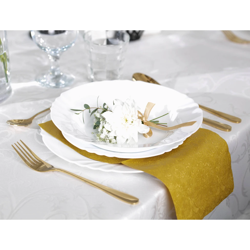 Obedová súprava 18 tanierov a 6 pohárov EBRO&CUBE, 24 prvkov