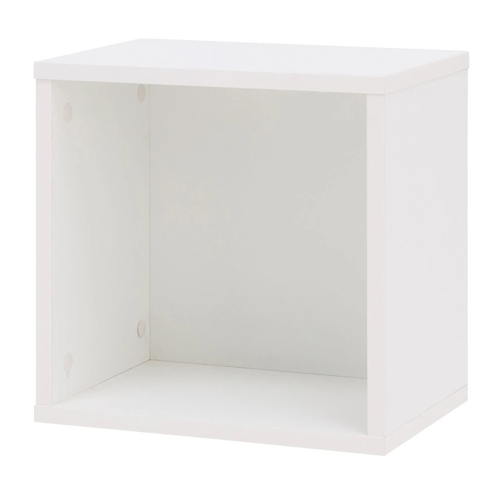 Závesná polica štvorcová biela MODERN