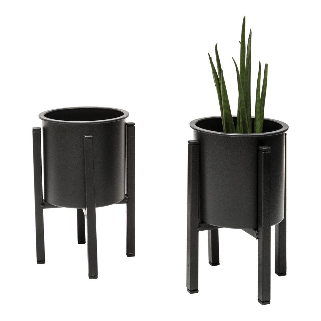 Sada 2 dekoratívnych obalov na 17 cm stojanoch