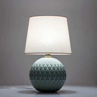 Stolná lampa mätovo-béžová SANTANA