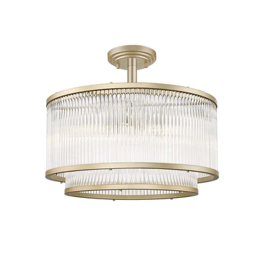 Stropné svietidlo zlaté 5xE14 SERGIO 42 cm