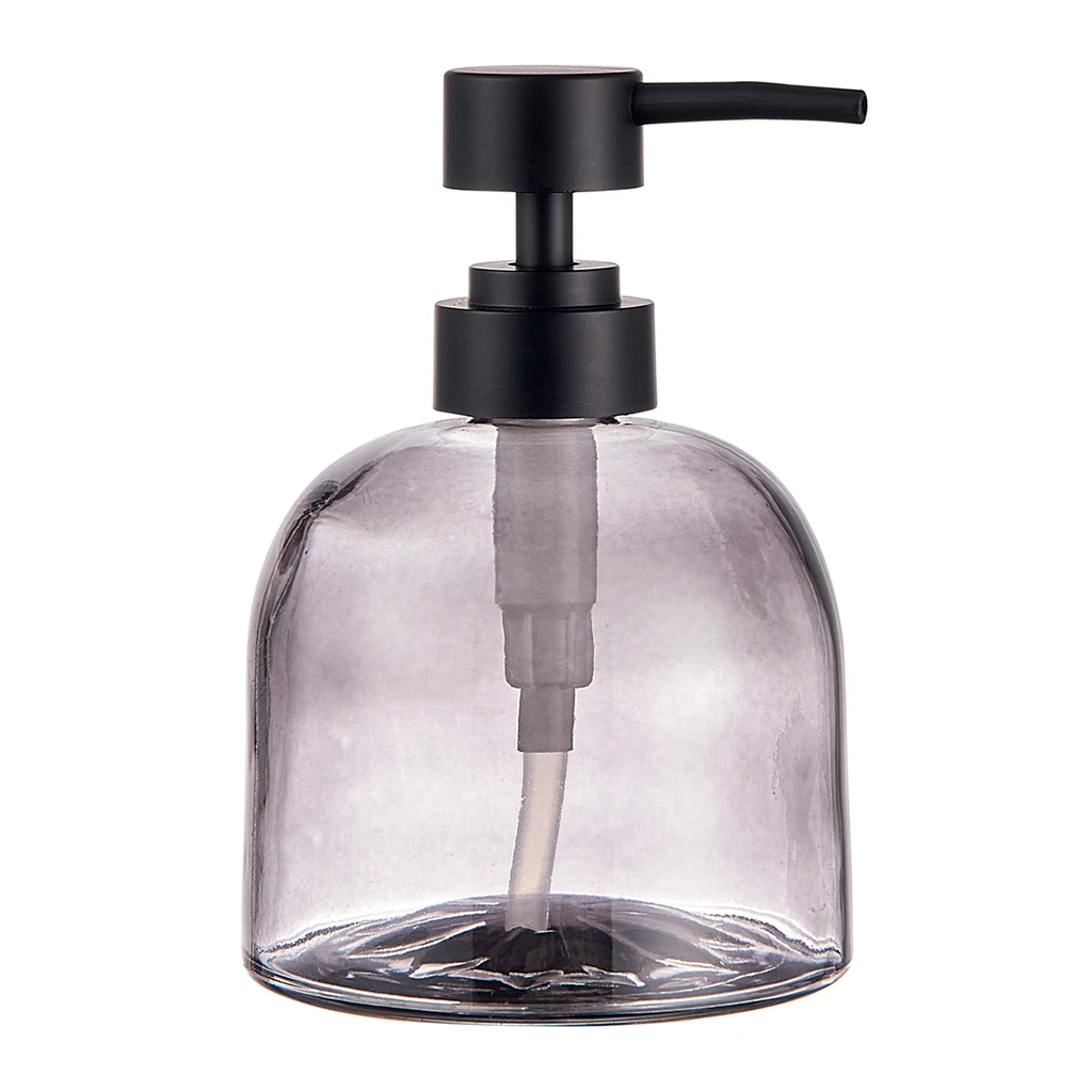 Zásobník na mydlo zo skla smoky 13,7 cm